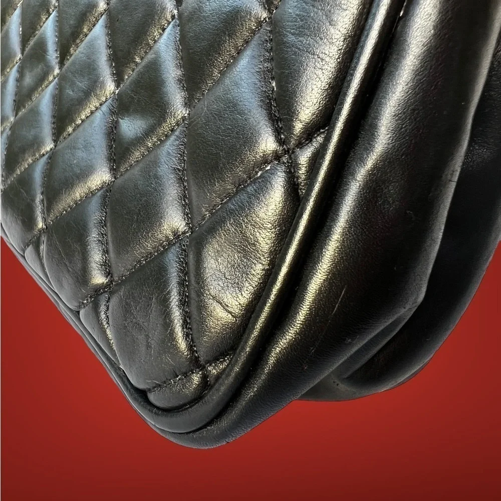 Lambskin black Chanel Matelasse